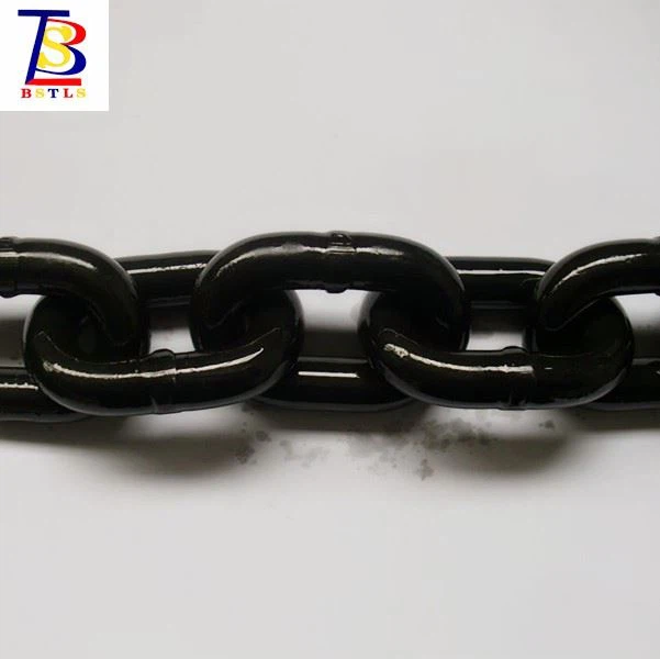 Fully Welded 6mm 8mm 10mm G80 Alloy Steel Lifting Chain For Chain Block Electric Chain Hoist