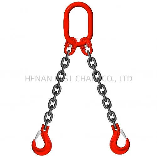 Lifting Chain Sling With Master Link G80 Clevis Hook