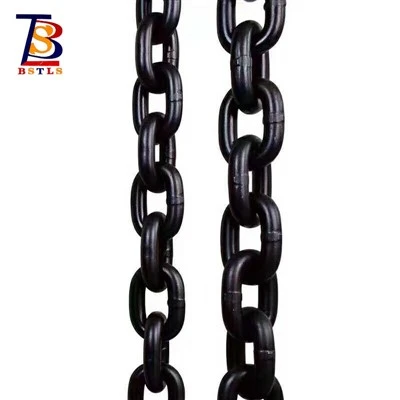 G100 Chuỗi nâng liên kết Chuỗi tải hợp kim xích sắt đen